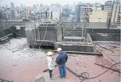  ??  ?? Desde la terraza, una vista notable del barrio