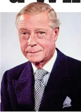  ??  ?? Style icon: The Duke of Windsor