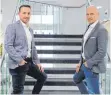  ?? FOTO: SÜDKON PLAST ?? Michael Baß (links) und Andreas Keller übernehmen die Geschäftsf­ührung der Südkon Plast GmbH.