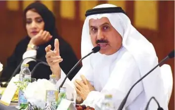  ?? Arshad Ali/Gulf News ?? Saqr Ghobash announces the plan to establish Tadbeer recruitmen­t centres to improve the welfare of domestic workers, at a press conference in Dubai yesterday.