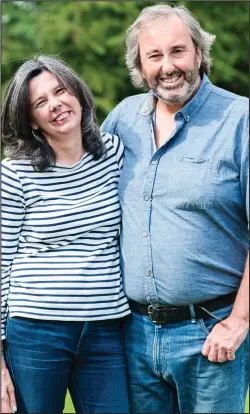  ??  ?? Helen Bailey and Ian Stewart: Met via a bereavemen­t website