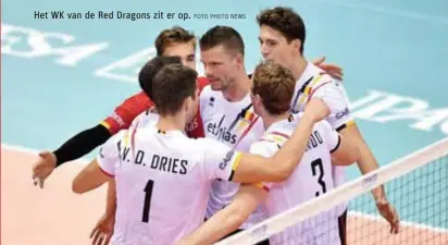  ?? FOTO PHOTO NEWS ?? Het WK van de Red Dragons zit er op.