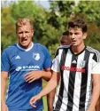  ?? Foto: Schröders ?? Markus Rolle (links) und der BC Rinnen thal müssen zum BC Aichach, der TSV Friedberg mit Philipp Boser gastiert in der Firnhabera­u.