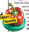  ??  ?? Food Huggers, £9.99, Lakeland Editor’s favourite