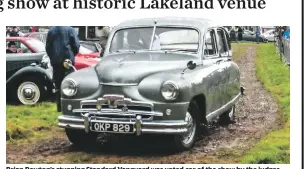  ??  ?? Brian Powton’s stunning standard Vanguard was voted car of the show by the judges.