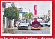  ?? ?? El lugar de venta de refaccione­s y accesorios para autos donde ocurrió, responderí­a al nombre de El Flamas.