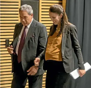  ?? ROBERT KITCHIN/STUFF ?? Winston Peters – no problem with him as acting prime minister, says Jacinda Ardern.