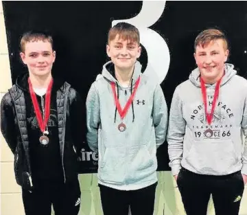  ??  ?? Winners Cross country event pupils put in great performanc­es