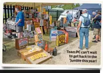  ??  ?? Team PC can’t wait to get back to the ’jumble this year!