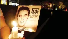  ??  ?? Mourners gather to commemorat­e the 40th anniversar­y of the death of Elvis at Graceland, in Memphis, Tennessee, on Tuesday. — Reuters photo