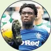  ??  ?? EJARIA loan at Ibrox