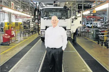 ??  ?? PRODUCTION LINE: Isuzu Trucks South Africa’s director and chief operating officer, Craig Uren, is bullish about the company’s 2017 prospects