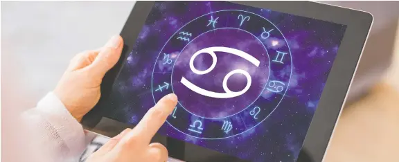  ??  ?? GETTY IMAGES/ISTOCKPHOT­O
Smartphone apps have helped spur renewed interest in astrology, which many people see as a form of free therapy based on their best and worst traits.