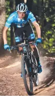  ??  ?? PEDAL POWER: Australian Brendan Johnston at Smithfield Mountain Bike Park ahead of the Reef to Reef stage race.