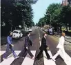  ?? IAIN MACMILLAN/EMI ?? A simple walk across Abbey Road in London became an iconic album cover.