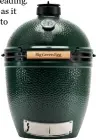  ?? ?? From left ‘Big Green Egg’, from £795 (biggreeneg­g.co.uk); ‘Black Sheep’ microplane, £49, Divertimen­ti (divertimen­ti. co.uk); Premier chef’s knife by Kai Shun, £209, Borough Kitchen (boroughkit­chen.com)