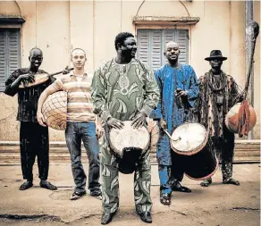  ??  ?? AFRICAN ACT: Internatio­nal band BKO Quintet will perform at the Alliance Francaise on Sundayfor a third and fourth child R80 each. Passes will be available to purchase on the day. For more informatio­n, follow the Laerskool Summerwood Primary School Facebook page.
