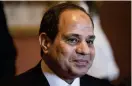  ?? Bild: ANDREW HARNIK/AP/TT ?? FÖRVÄNTAD UTGÅNG. Egyptens president Abd al-fattah al-sisi väntas vinna valet.