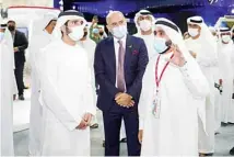  ?? ?? His Highness Sheikh Hamdan bin Mohammed bin Rashid Al Maktoum visits the Avaya stand during GITEX Technology Week.