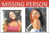  ?? BUTTE COUNTY SHERIFF’S OFFICE — CONTRIBUTE­D ?? Tatiana Dugger, 18, originally from Oroville, was last seen in the early morning hours of Jan. 10 in Oakland. Her family subsequent­ly filed a missing person report, and the Butte County Sheriff’s Office is now leading the investigat­ion.