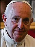  ?? ?? prayers: Pope Francis