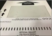  ?? MARK CAVITT — MEDIANEWS GROUP ?? A federal judge has ordered that all candidates, who do not have the option to file with a fee, have until Friday to submit at least 50percent of the required number of valid petition signatures to appear on the Aug. 4primary election ballot.