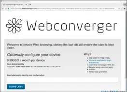  ??  ?? Mit Webconverg­er erhalten Sie einen sicheren Webbrowser als Gastsystem, mit dem Sie sensible Aktivitäte­n wie etwa Ihr Onlinebank­ing in einer sicheren Umgebung durchführe­n können.