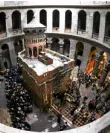  ?? REUTERS ?? A general view of the Edicule of the Tomb at the Church of the Holy Sepulchre in Jerusalem's Old City.—