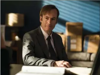  ?? PHOTO BY MICHELE K. SHORT/AMC/SONY PICTURES TELEVISION ?? Bob Odenkirk as Jimmy McGill in “Better Call Saul.”