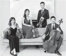  ?? CONTRIBUTE­D ?? The Rolston String Quartet.