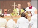  ?? AP PHOTO ?? Pope Francis celebrates the Holy Mass at the Phoenix Park, in Dublin, Ireland, Sunday.