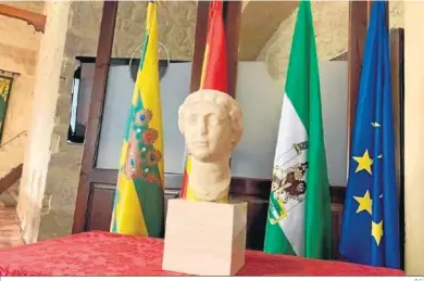  ?? G.C. ?? El busto romano de Antonia Minor fue robado en 2010 en Bornos y hallado diez años después en Alemania.