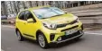  ?? Foto: Kia ?? Kia mit X Faktor: Der Picanto kommt in einer Gelände Version.