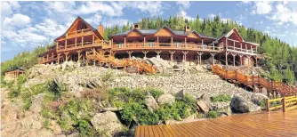  ?? CONTRIBUTE­D ?? The St. Lewis River Lodge is one of two salmon angling lodges in Labrador that Atlantic Rivers Outfitting Company owns.