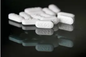  ?? ?? Hydroxychl­oroquine pills in 2020. Photograph: John Locher/AP