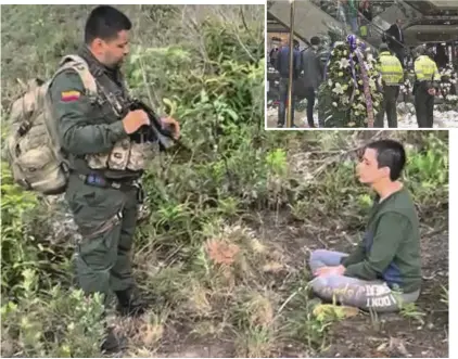  ?? FOTO CORTESÍA DE POLICÍA ?? Cuando la Fuerza Pública asaltó el campamento de “Pirry” en Morales, Bolívar, se encontró con “Violeta” Tenía una orden de captura pendiente por la bomba del c.c. Andino.