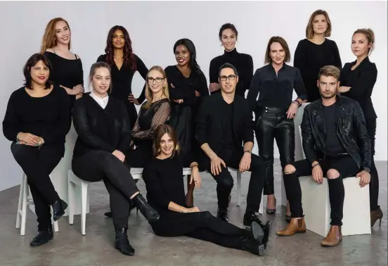  ??  ?? standing, from left thea Pheiffer, shénell Baker, lindiswa Putuma, Heidi Bertish, liz morris, shereen goosen, Juliette arrighi de Casanova
seated, from left nadia Pereira, estee Kershoff, lisa Wallace, Jen gough, martin Jacobs, Piet smedy