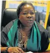  ??  ?? SAD LOSS: Limpopo education MEC Thembisile Nwedamutsw­u