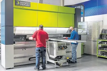  ??  ?? INVESTMENT: Fife Fabricatio­ns said the new machine will benefit staff and customers.