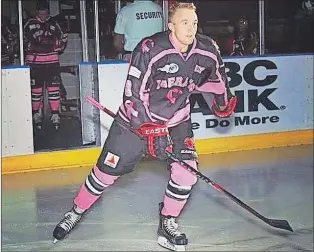  ?? SUBMITTED PHOTO ?? Brad Power had such an impact on his Corpus Christi Icerays junior hockey team that the organizati­on named an award after him.