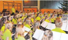  ?? FOTO: BW ?? Die Gemeinscha­fts-Jugendkape­lle präsentier­t ihr musikalisc­hes Können beim Konzert in Leimbach.