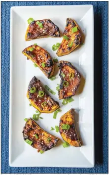  ?? Food styling/KELLY BRANT Arkansas Democrat-Gazette/JEFF GAMMONS ?? Sesame-Miso Squash