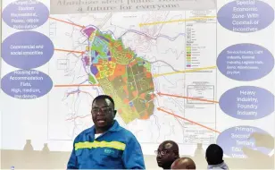  ?? ?? The Manhize master plan has been approved paving way for future developmen­ts
