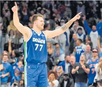  ?? Photo / AP ?? Only Luka Doncic has had a 60-20-10 game in the NBA.