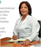  ??  ?? MsC. Yamilé Sánchez Castillo, Directora General del Centro, Especialis­ta en 2do. Grado en Medicina Física y Rehabilita­ción,
MsC. en Neurocienc­ias y Profesora Auxiliar.