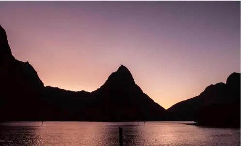  ?? Photo Onesimus Photograph­y. ?? TOP The breathtaki­ng natural beauty of Milford Sound is evident at every moment.