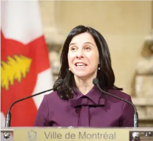  ?? CHRISTINNE MUSCHI/FILES ?? As Mayor Valérie Plante marks her first anniversar­y in office, many Montrealer­s are just as frustrated about their daily transporta­tion headaches and delays today as they were a year ago.