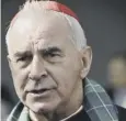  ??  ?? Cardinal Keith O’brien died in Newcastle on Monday