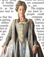  ??  ?? GREAT: Helen Mirren as Russian ruler Catherine