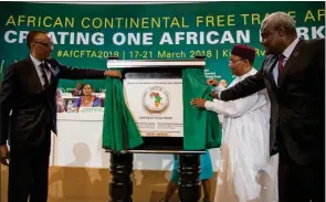  ?? ?? The objectives of the AfCFTA are mainly the creation of a singular continenta­l liberalise­d market for goods and services.